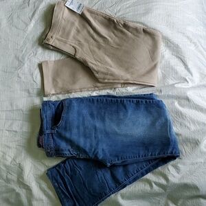 Girl's Size 14 Bottom Bundle Jeans Khaki Uniform